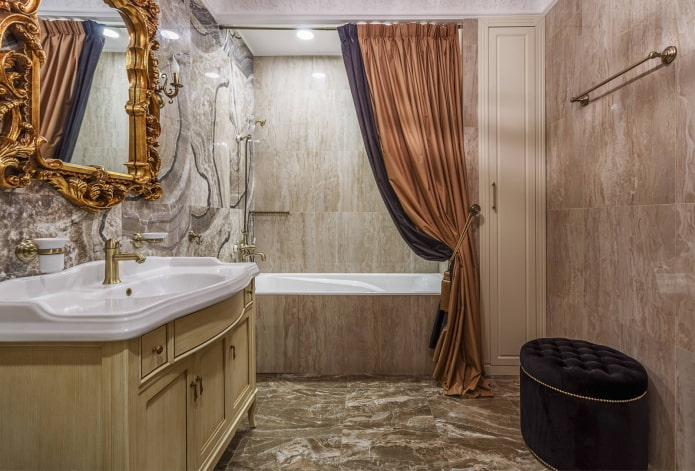 badkamer in klassieke stijl