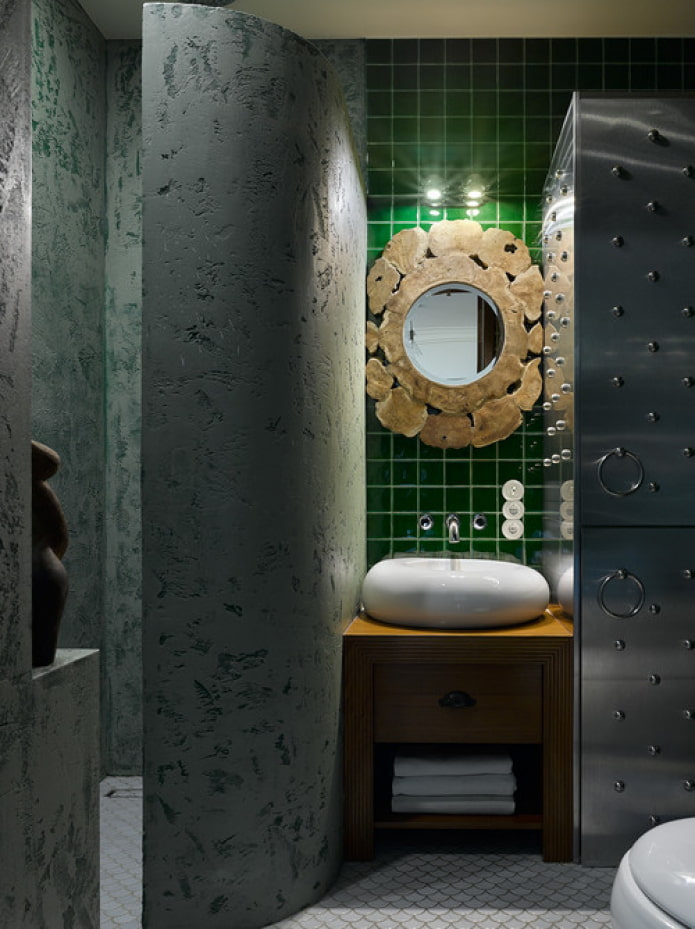 intonaco in bagno