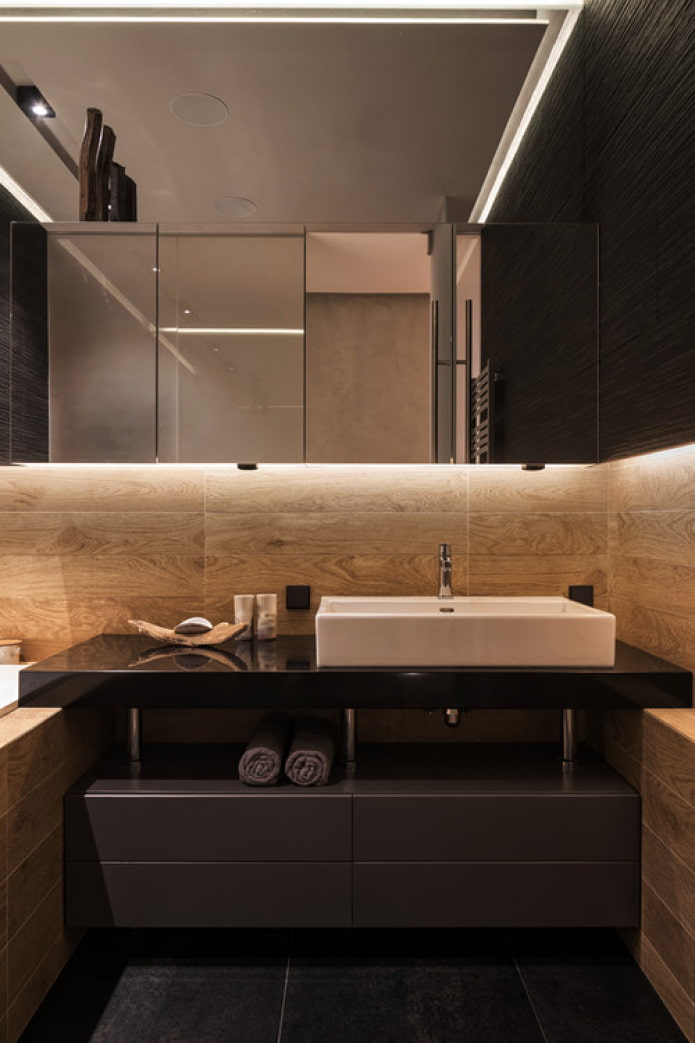 armadietti a specchio in bagno