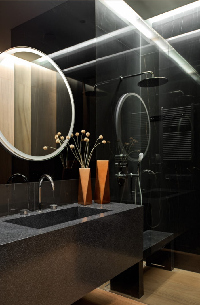 illuminazione dello specchio del bagno