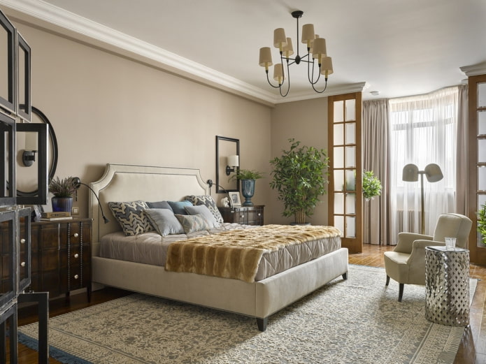 beige neoklassieke kamer