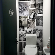 Πώς να επιλέξετε ταπετσαρία για την τουαλέτα: 60 μοντέρνες φωτογραφίες και ιδέες σχεδιασμού-4