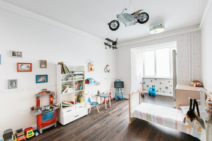 kisfiú szoba skandináv stílusban