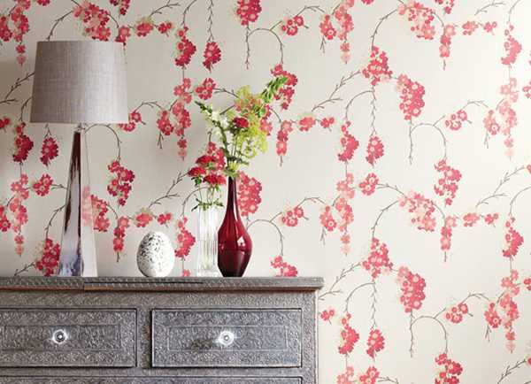 Floral tapet