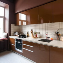 Ruda virtuvė: deriniai, dizaino idėjos, tikri interjero pavyzdžiai-5