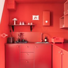 Colore rosso all'interno: valore, combinazione, stili, decorazioni, mobili (80 foto) -13