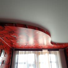 Spanplafonds in de slaapkamer: 60 moderne opties, foto in het interieur-3