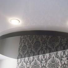 Spanplafonds in de slaapkamer: 60 moderne opties, foto in het interieur-18