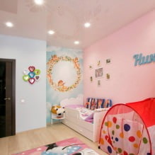 Įtempiamos lubos vaikų kambaryje: 60 geriausių nuotraukų ir idėjų-8