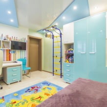 Įtempiamos lubos vaikų kambaryje: 60 geriausių nuotraukų ir idėjų-2