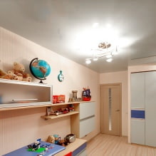 Įtempiamos lubos vaikų kambaryje: 60 geriausių nuotraukų ir idėjų-1