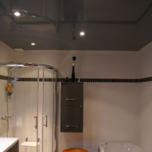 Spanplafond in de badkamer: voor- en nadelen, typen en voorbeelden van design-0