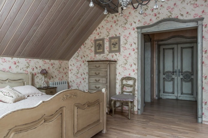slaapkamer in provence stijl