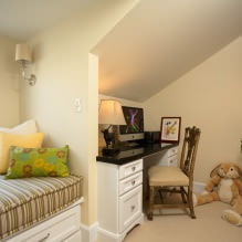 Disposizione della stanza dei bambini al piano attico: la scelta dello stile, della decorazione, dei mobili e delle tende-4