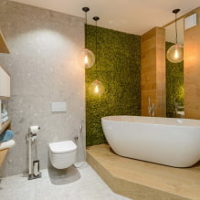 תאורה בחדר האמבטיה: טיפים לבחירה, מיקום, רעיונות לעיצוב -5