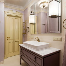 תאורה בחדר האמבטיה: טיפים לבחירה, מיקום, רעיונות לעיצוב -0