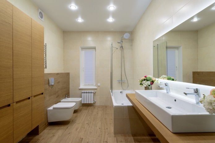 תאורה בחדר האמבטיה: טיפים לבחירה, מיקום, רעיונות לעיצוב