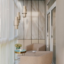 Het balkon decoreren met decoratieve steen: soorten textuur, ontwerp, afwerkingsopties, combinaties-6