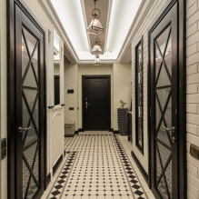 Piastrelle sul pavimento nel corridoio e nel corridoio: design, tipi, opzioni di layout, colori, combinazione-2