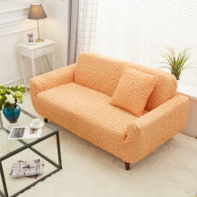 Prekrivač na sofi: vrste, dizajn, boje, tkanine za navlake. Kako lijepo posložiti deku? -4