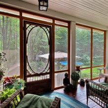 Estensione della veranda alla casa: viste, foto all'interno e idee di design-5