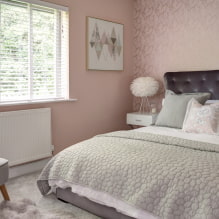Roze slaapkamer: ontwerpkenmerken, mooie combinaties, echte foto's-5