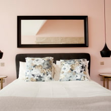 Roze slaapkamer: ontwerpkenmerken, mooie combinaties, echte foto's-4