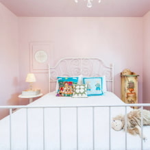 Roze slaapkamer: ontwerpkenmerken, mooie combinaties, echte foto's-1