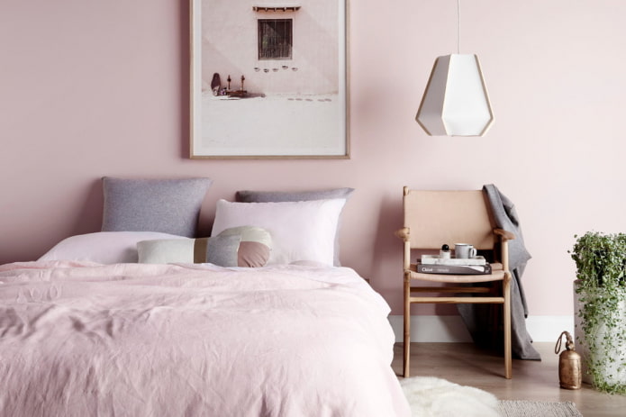 Roze slaapkamer: designkenmerken, mooie combinaties, echte foto's