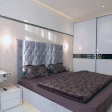 ארון הזזה בחדר השינה: עיצוב, אפשרויות מילוי, צבעים, צורות, מיקום בחדר -5