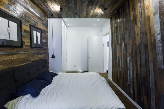 Design della camera da letto in stile ecologico