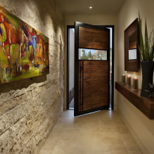 Zidovi u hodniku: vrste završne obrade, boja, dizajn i dekor, ideje za mali hodnik-3
