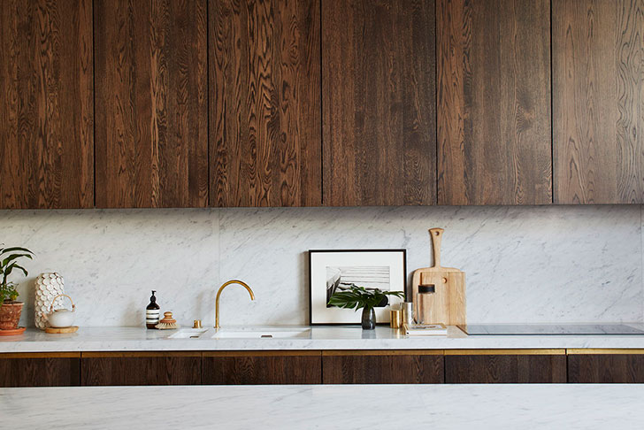 bilde av et kjøkken i stil med minimalisme