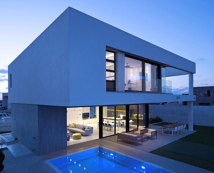 minimalistisk hus - bilde