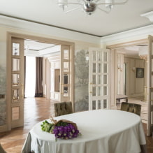 Könnyű ajtók a belső térben: típusok, színek, kombináció padlóval, falakkal, bútorokkal-1