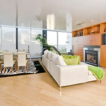 Pavimento chiaro all'interno dell'appartamento: combinazione, colore, stile, 80 foto-13