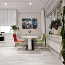 Pavimento chiaro all'interno dell'appartamento: combinazione, colore, stile, 80 foto-4