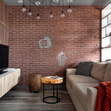 Televizorius gyvenamajame kambaryje: nuotrauka, vietos pasirinkimas, sienų dizaino galimybės salėje aplink TV-8