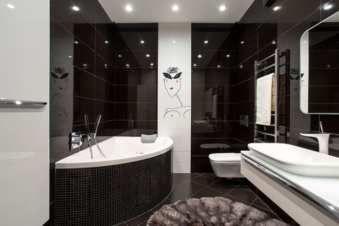 modern fürdőszoba