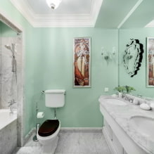Klasikinio stiliaus vonios kambarys: apdailos pasirinkimas, baldai, santechnika, dekoras, apšvietimas-2