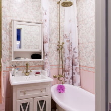 Klasikinio stiliaus vonios kambarys: apdailos pasirinkimas, baldai, santechnika, dekoras, apšvietimas-0