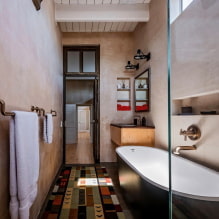 Loft stílusú fürdőszoba: választható kivitel, szín, bútor, vízvezeték és dekoráció-8