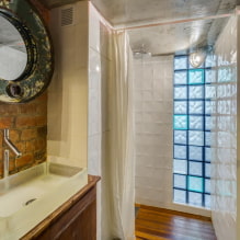 Loft stílusú fürdőszoba: választható kivitel, szín, bútor, vízvezeték és dekoráció-2