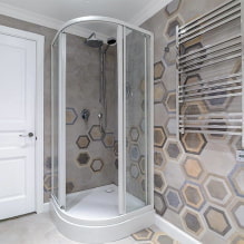 Pilkas vonios kambarys: dizaino ypatybės, nuotraukos, geriausi deriniai-8