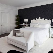 Izbor tapeta za spavaću sobu: dizajn, fotografija, kombinacijske mogućnosti-6