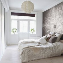 Izbor tapeta za spavaću sobu: dizajn, fotografija, kombinacijske mogućnosti-4