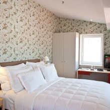 Izbor tapeta za spavaću sobu: dizajn, fotografija, kombinacijske mogućnosti-2