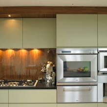 Zeleni kuhinjski set: značajke izbora, kombinacija, 60 fotografija-2