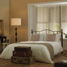 寝室のブラインド：デザインの特徴、種類、素材、色、組み合わせ、写真-4