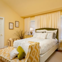 Camera da letto gialla: caratteristiche del design, combinazioni con altri colori-0